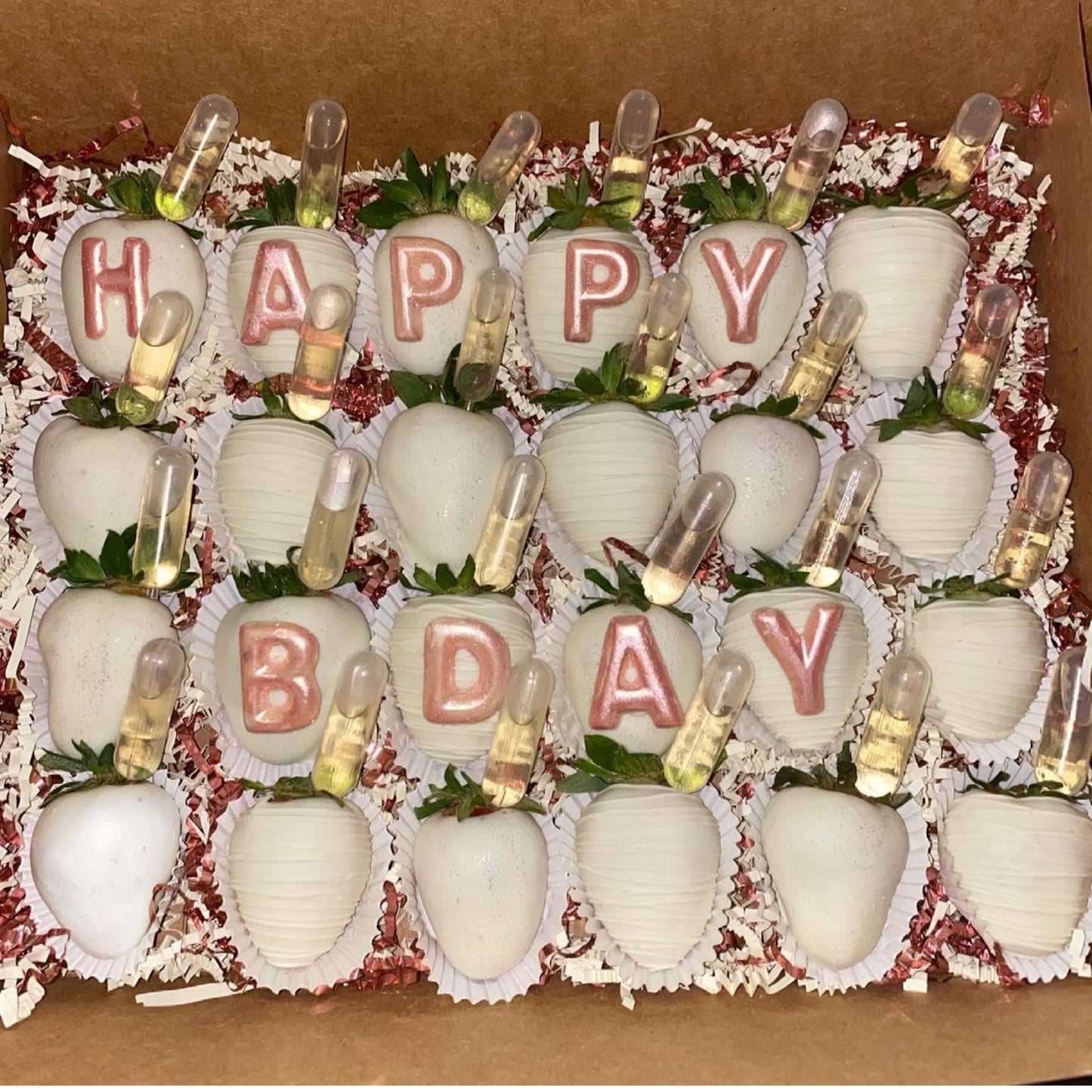 Birthday Edition - Chocolate Covered Strawberries (x24)